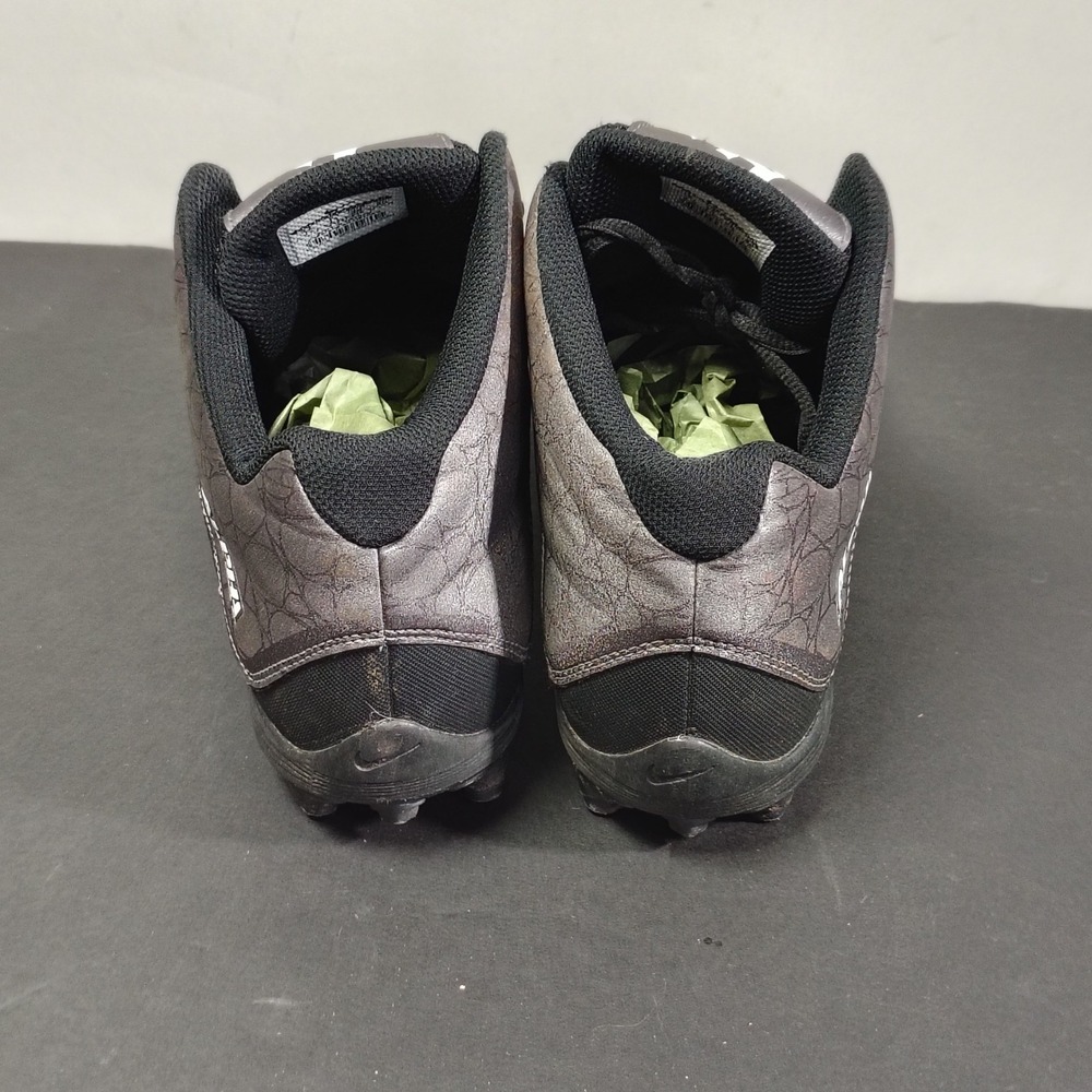 Nike Mens Alpha Pro 2 Mid TD Football Cleats 12 Black Silver 725227-010 Athletic - Picture 8 of 15